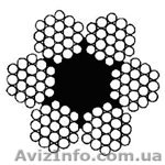 Канат двойной свивки типа ЛК-Р конструкции 1х19 (1+6+6/6) +1 о. с.  - <ro>Изображение</ro><ru>Изображение</ru> #1, <ru>Объявление</ru> #283898