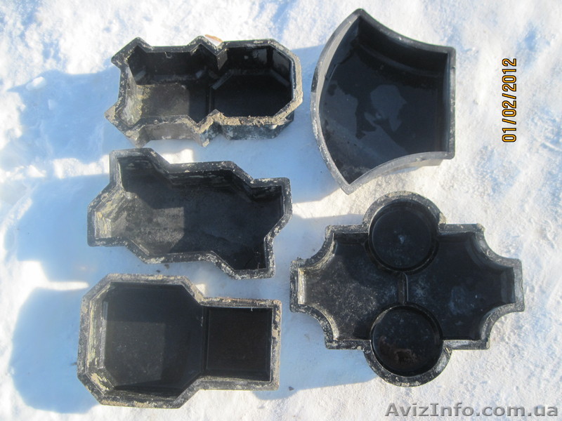 Формы для вибролитой плитки б/у - <ro>Изображение</ro><ru>Изображение</ru> #1, <ru>Объявление</ru> #520415