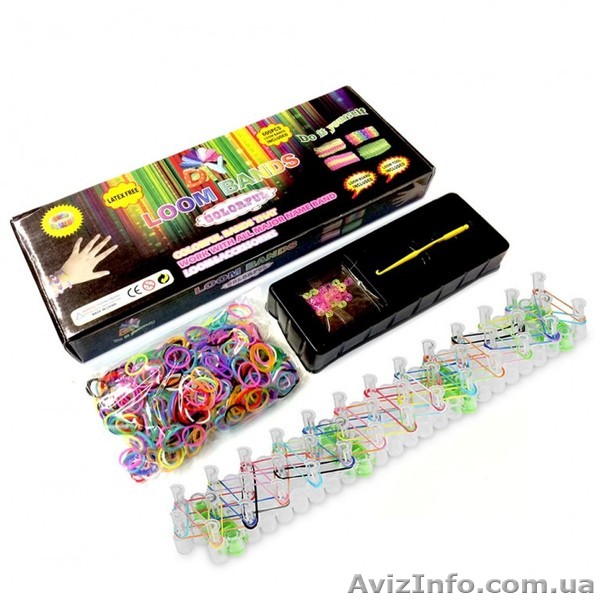 Радужные резиночки для плетения. делаем браслеты и сувениры своими руками - <ro>Изображение</ro><ru>Изображение</ru> #1, <ru>Объявление</ru> #1191886