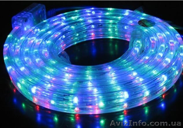 Дюралайт светодиодный — разноцветный - <ro>Изображение</ro><ru>Изображение</ru> #1, <ru>Объявление</ru> #1493027