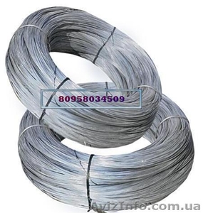 Проволока стальная, оцинкованная, проволока в оболочке, оплетке.
