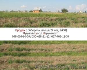 Продам земельну ділянку в Заборолі, ТЕРМІНОВО. - <ro>Изображение</ro><ru>Изображение</ru> #1, <ru>Объявление</ru> #529227