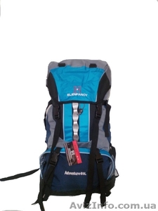 Рюкзак туристический голубой ELENFANCY ADVENTURE 65L - <ro>Изображение</ro><ru>Изображение</ru> #1, <ru>Объявление</ru> #1130859
