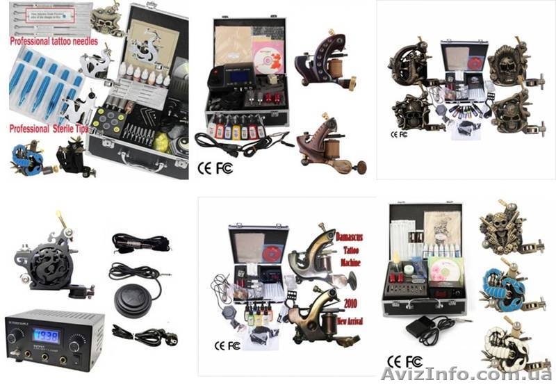 Тату машинки, комплекты тату (-50гр. скидка, иглы, краску, бесплатная  - <ro>Изображение</ro><ru>Изображение</ru> #1, <ru>Объявление</ru> #428509