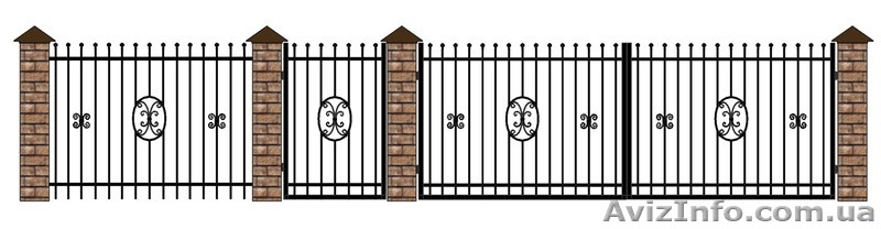 Кована огорожа, альтанки - <ro>Изображение</ro><ru>Изображение</ru> #1, <ru>Объявление</ru> #1048208