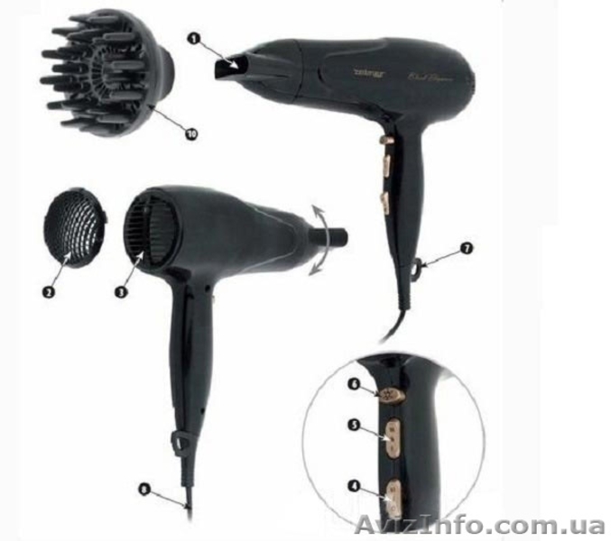 Фен ZELMER HD1500 - <ro>Изображение</ro><ru>Изображение</ru> #3, <ru>Объявление</ru> #1395849