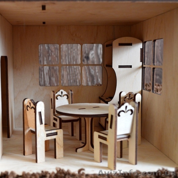 Кукольный домик, дом для кукол ＋МЕБЕЛЬ В ПОДАРОК Дроп Опт - <ro>Изображение</ro><ru>Изображение</ru> #4, <ru>Объявление</ru> #1638655