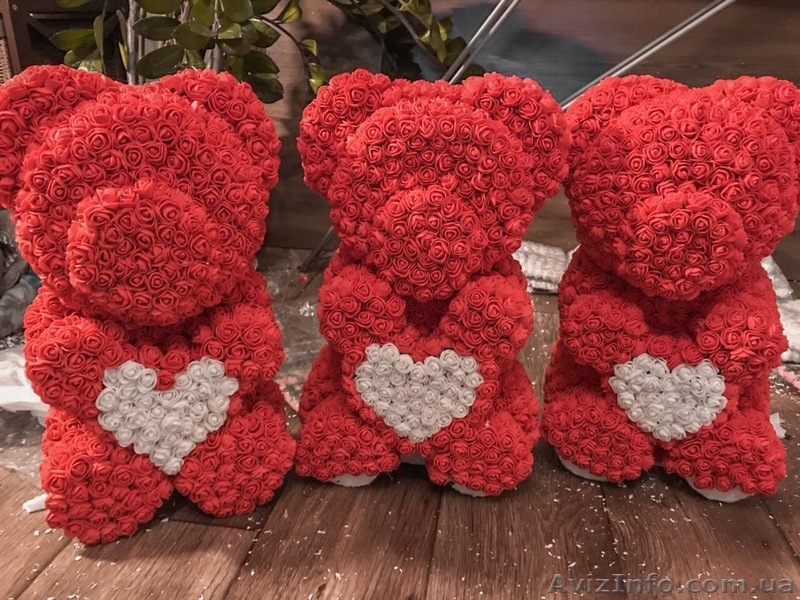  Купить,продам   мишку   из 3D роз (TEDDY BEAR) в Луцке - <ro>Изображение</ro><ru>Изображение</ru> #1, <ru>Объявление</ru> #1641485