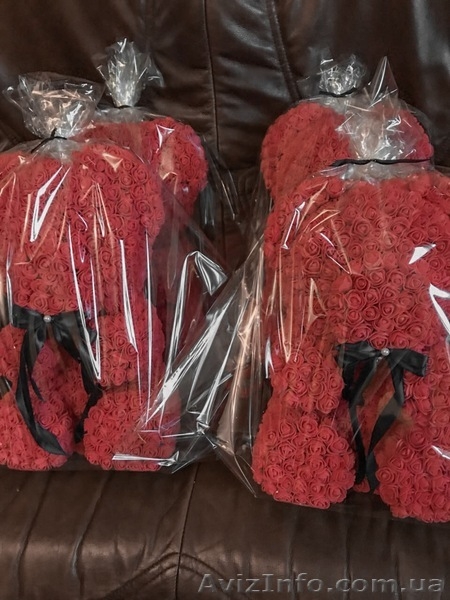  Купить,продам   мишку   из 3D роз (TEDDY BEAR) в Луцке - <ro>Изображение</ro><ru>Изображение</ru> #2, <ru>Объявление</ru> #1641485